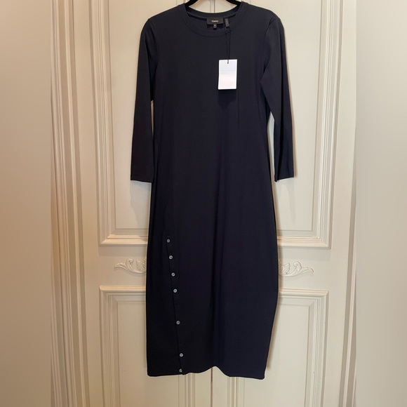 Theory navy blue dress, M, NWT - Picture 4 of 9